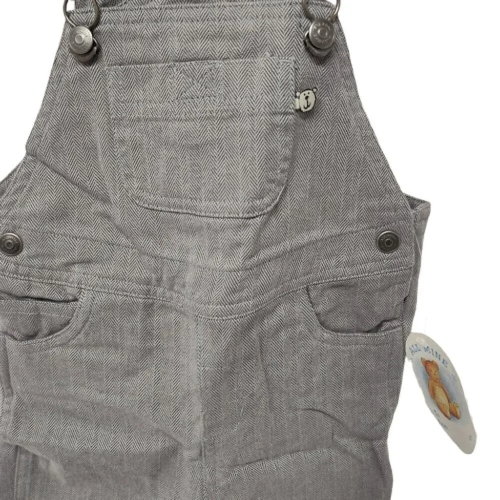All Mine 24 Month 100% Cotton Coveralls NWT Holiday Bear